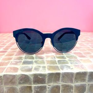 Dior Sideral 53mm Cat Eye Sunglasses - Teal Blue